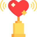 sports and competition,medal,award,heart,badge,insignia,love and romance,reward,emblem ok 