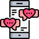 technology,smartphone,chat,heart,mobile phone,cellphone,love,message,love and romance,smartphones
