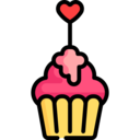food,food and restaurant,sweet,dessert,bakery,baked,cupcake,muffin,hearts