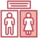 woman,man,signs,people,signaling,toilet,bathroom,restroom,toilets ok 
