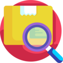 shipping and delivery,magnifying glass,search,loupe,package,order,shipment