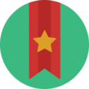 interface,miscellaneous,bookmark,badge,insignia ok 