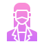 Woman avatar mask icon 64x64