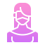 Woman avatar mask icon 64x64