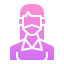 Woman avatar mask icon 64x64