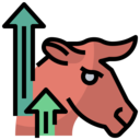 animals,stock,business and finance,investment,up,business,finance,market,bull