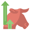 animals,stock,business and finance,investment,up,business,finance,market,bull