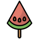 food,food and restaurant,summertime,sweet,dessert,popsicle,watermelon,ice cream