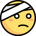 emoji,feelings,smileys,emoticons,injury ok 