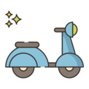 transport,motorcycle,motorbike,sport,transportation,moped,scooter,vespa