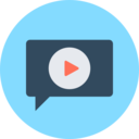 music and multimedia,video player,speech bubble,chat,web,video,chat bubble,videocall