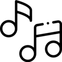 interface,music and multimedia,music,music player,musical note,song,quaver,quavers