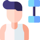 avatar,gym,fitness,sport,professions and jobs,user,profile,people,social,training,dumbbell,weightlifter