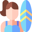 woman,avatar,sport,professions and jobs,summer,profile,people,girl,job,profession,water sport,surfer