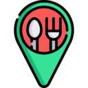 food,food and restaurant,maps and location,pin,map pointer,map point,map location,placeholder,restaurant,cutlery