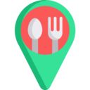 food,food and restaurant,maps and location,pin,map pointer,map point,map location,placeholder,restaurant,cutlery