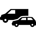 transport,two,truck,van,couple,car,vehicles,cars,transports,road icons