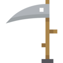 death,spooky,scary,halloween,horror,terror,fear,scythe,reaper