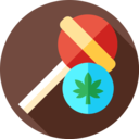 food and restaurant,miscellaneous,sweet,lollipop,drug,Cannabis,Marijuana