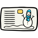 interface,mail,social,communications,letter,christmas,postcard,stamp