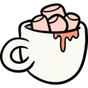 food,food and restaurant,sweet,dessert,sugar,candy,christmas,mug,marshmallow,christmas candy