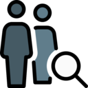 magnifying glass,user,people,users,search,team,loupe,humanpictos,group,men ok 