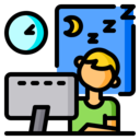 computer,professions and jobs,people,office,sleeping,desk,tired,bored,daily job