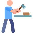 man,people,job,humanpictos,axe,carpenter