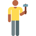 man,people,job,humanpictos,hammer,carpenter