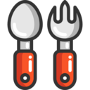 food and restaurant,Tools and utensils,restaurant,cutlery,fork,spoon ok 