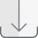 ui,interface,download,multimedia,arrows,multimedia option,direction,inbox,down arrow,downloading ok 