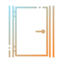 furniture and household,buildings,exit,filled,door ok 