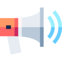 megaphone,marketing,communications,bullhorn,voting,politics,elections,poll,campaign,political announcement