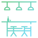 food and restaurant,bar,kitchen,chairs,stool,lamps,stools