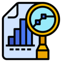 business and finance,investment,magnifying glass,research,chart,strategy