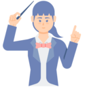 woman,music,professions and jobs,orchestra,direction,directional,director