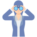 education,professions and jobs,vision,people,astronomy,businesswoman,binoculars,visionary