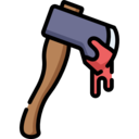 decoration,accessory,scary,halloween,terror,costume,axe,bloody