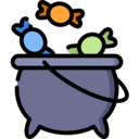 food,food and restaurant,sweet,pot,halloween,candy,cauldron ok 