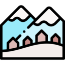 winter,landscape,nature,snow,urban,scenery,mountains,town,valley,village