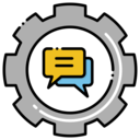 gear,cogwheel,mail,envelope,communications,email,message,support,customer service