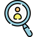 ui,avatar,magnifying glass,user,search,friend,loupe,zoom,contact,magnifier