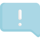 ui,interface,mail,communications,chat,email,notification,exclamation mark,alert,exclamation,message,chat bubble,shapes and symbols