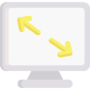 electronics,technology,arrows,size,monitor,screen,tv,television,expand,display,measure,diagonal,width,ratio,inches,display size