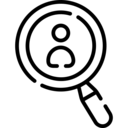 ui,avatar,magnifying glass,user,search,friend,loupe,zoom,contact,magnifier