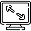 electronics,technology,arrows,size,monitor,screen,tv,television,expand,display,measure,diagonal,width,ratio,inches,display size
