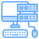 computer,keyboard,database,monitor,mouse,server,mouse clicker