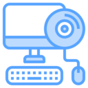 computer,keyboard,dvd,monitor,mouse,mouse clicker