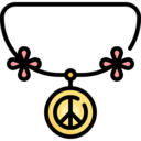 fashion,accessory,symbol,miscellaneous,peace,jewelry,necklace,hippies