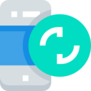 ui,electronics,interface,upload,arrows,smartphone,save,cellphone,shapes and symbols,mobilephone,backup,circular arrows